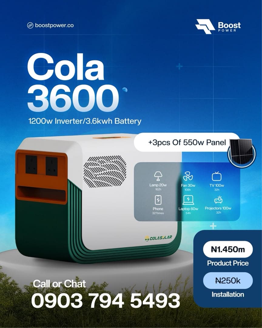 Cola 3600 flyer